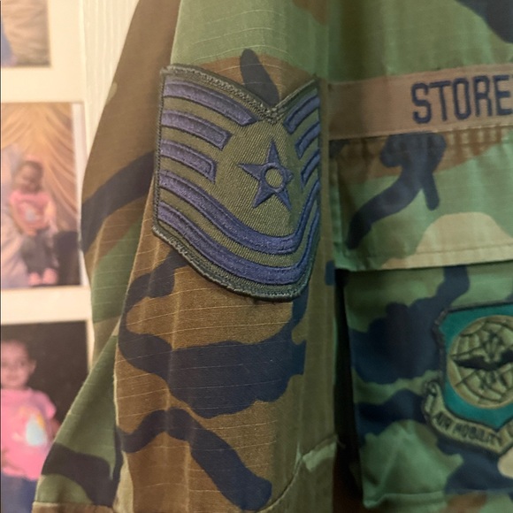 Camouflage Jacket with Sequin Angel Design - Picture 5 of 5